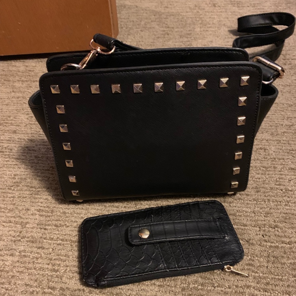 ♥️black crossbody/purse and wallet